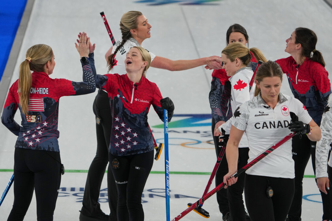 US women’s curling team beats Canada for first time at an Olympic Games